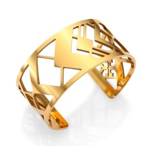 Tory Burch Chevron Fret Cuff